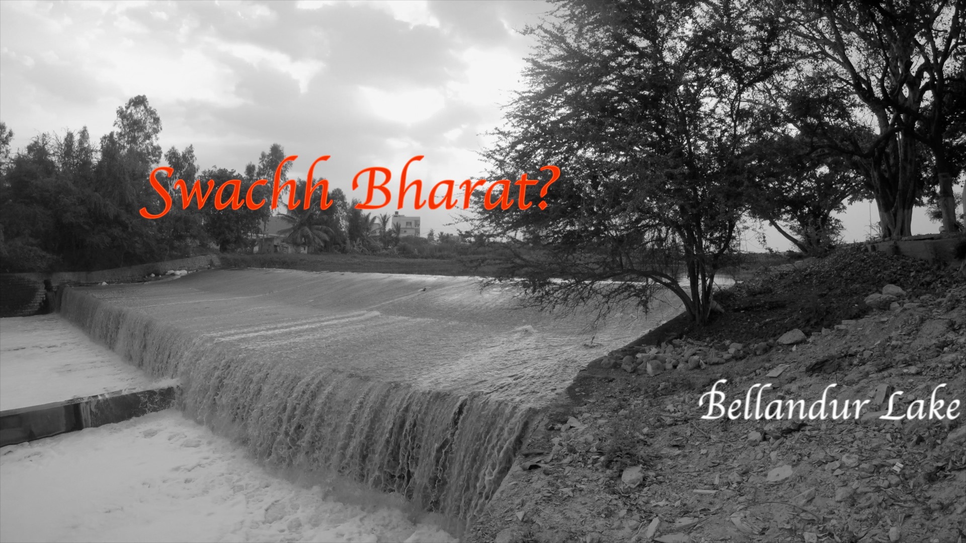 Swachh Bharat? Bellandur Lake Bangalore